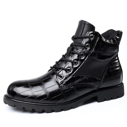 GJGS's 2024 New Luxury Men Causal Boots Premium High-End Leather 