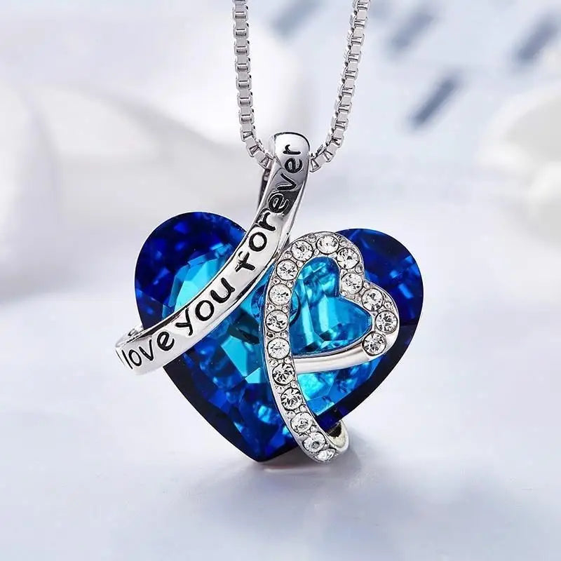 New Everlasting Heart Pendant Necklace