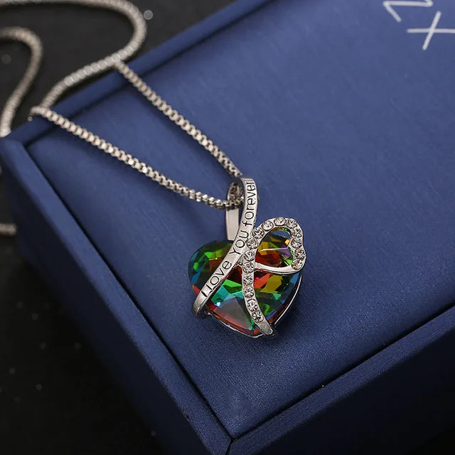 New Everlasting Heart Pendant Necklace