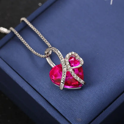 New Everlasting Heart Pendant Necklace