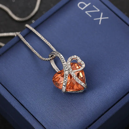 New Everlasting Heart Pendant Necklace