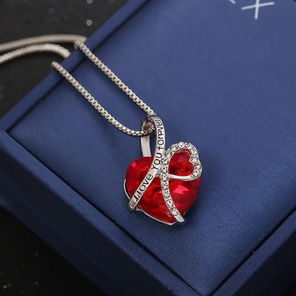 New Everlasting Heart Pendant Necklace