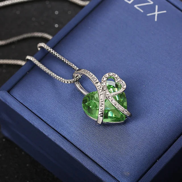 New Everlasting Heart Pendant Necklace