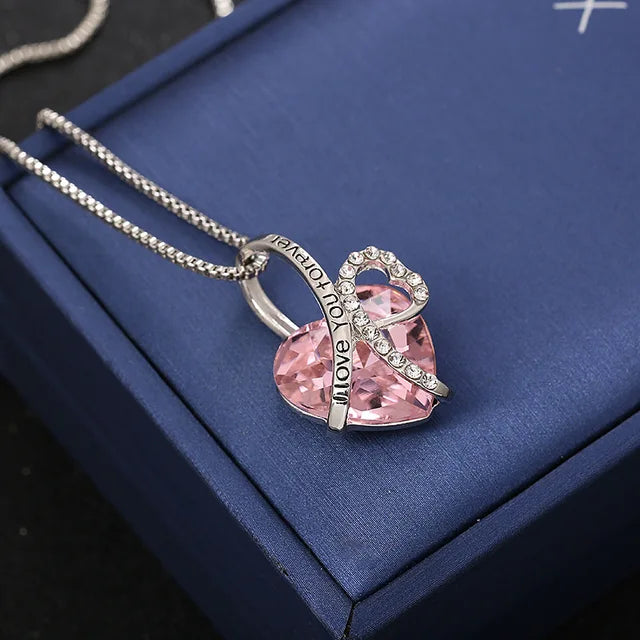 New Everlasting Heart Pendant Necklace